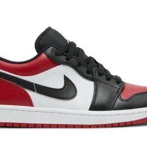 NEW Men's Nike Air Jordan 1 Low "Alternate Bred Toe" #553558-066 Size 8